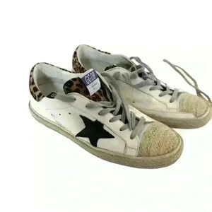Limited Edition LAB Super-Star sneakers with leopard-print heel size EU 39